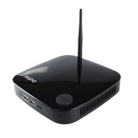 PiPO X6s Mini PC TV BOX Intel Cherry Trail-Z8300 Windows 10 4GB DDR3 64GB Bluetooth 4.0 HDMI TF LAN Media Player-Black