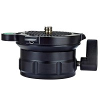 Kingjue Tripod Leveling Base with Offset Bubble Level for Canon Nikon DSLR Camera