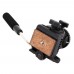 VT-1510 Hydraulic Damping Tripod Gimbal Ball Head with Quick Release Plate for DSLR Cam