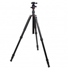 K1008+Q10 Aluminum Alloy Professional Tripod + Damping Gimbal Kit for Digital Camera