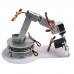 AS-6DOF Aluminium Robotic Arm Metal Arduino Robot Teaching Platform