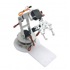 AS-6DOF Aluminium Robotic Arm Metal Arduino Robot Teaching Platform