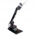 6DOF Robot Mechanical Arm 3D Rotating Mechanical Arm Full Metal Structure Bracket - Black