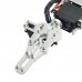 Arduino Robot 6 DOF Aluminium Clamp Claw Mount kit Mechanical Robotic Arm with Metal Servo Horn