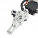 Aluminium Robot 6 DOF Arm Clamp Claw Mount Kit Mechanical Robotic Arm for Arduino Compatible