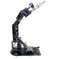 6 DOF Mechanical Robot Arm 3D Rotating Mechanical Arm Robit Kit & 32 CH Controller & MG996R Servo