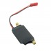 2.4GHz Mini Amplifier Remote Controll Range Extender for FPV Transmitter Black