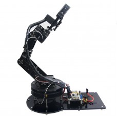 6 DOF Arduino Control Kit Arm Clamp Claw Servos Swivel Rotating Machinery Mechanical Robot Structure Full Set Mechanical Arm