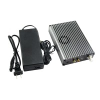 CZE-15B 0.3-15W Adjustable Stereo FM Transmitter PC Control Wireless Broadcast Radio + Power Adapter