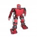 16DOF Robo-Soul H3s Biped Robtic Two-Legged Human Robot Aluminum Frame Kit with Helmet Head Hood - Red