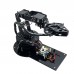 Assembled 6 DOF Full Set Mechanical Arm with Clamp Claw Rotating Mechanical Robot with Servos & Controller