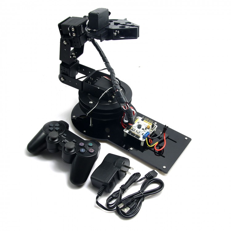 6 DOF Arm Clamp Claw Servos Swivel Rotating Machinery Mechanical Robot Arduino