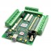 4 Axis USBCNC Mach3 Stepper Motor Controller Motion Card 0-10V Breakout Board Interface Adapter for CNC Milling Machine