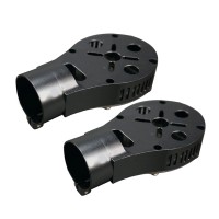 Diameter 25mm Metal Integrated Motor Mount Black Holder for RC Multicopter 2-Pack