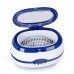 VGT-2000 LED Display 600mL Ultrasonic Cleaner for Glasses Jewelry Denture Watch-Blue