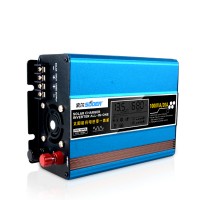 SUS DC12V to AC220V 1000W LCD Solar Charger Inverter Voltage Transformer Converter Charger Power Supply