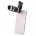 8x18 Magnification Monocular Telescope 1000m External Lens with Clip for Smartphone