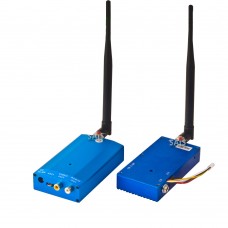 1.2G 8W 4CH Wireless Audio Video AV Transmitter Receiver Transceiver Telemetry Set  