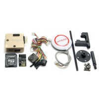 Mini Pixracer Autopilot Xracer FMU V4 PX4 Flight Controller + M8N GPS for FPV Multicopter-Gold