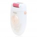 Kemei 3076 2 in 1 Epilator Hair Removal Exfoliating Electric Grinding Foot Combo Rechargeable Women Shaver