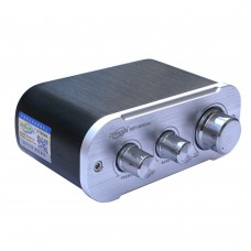 MN50A Dual Channel 12V 50W+50W HIFI Digital Power Amplifier Audio Player AMP-Silver