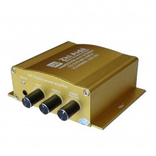ZAD001 DC12-24V 30W+30W Dual Channel Digital Car HIFI Power Amplifier Stereo Audio AMP-Yellow