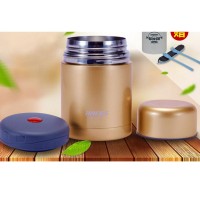 Haers Insulated Food Jar 600ml Stainless Steel Thermal Insulated Food Container Vacuum Lunch Box