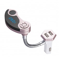 GT86 Bluetooth Car Charger BT2.1 Handsfree FM Transmitter Dual USB Port MP3 Music Player