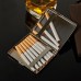 Kuboy Personality Ultra-Thin Cigarette Case Pack for 20pcs Stainless Steel Flip Box