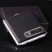 Leather Windproof Cigarette Case Box with USB Lighter Electronic Recharable Refillable Lighter