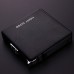 Metal Cigarette Case Automatic Ejection Automatic Flip Box with Windproof Lighter for 20pcs-Black