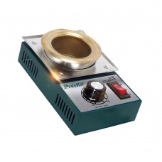 300W 2.2kg Stainless Steel Solder Pot Titanium Plating Station Welding Repair Tool Molten Tin Crucible Furnace