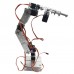 6 DOF Mechanical Arm Mechanical Hand Robot Teaching Platform Multiangle Mechanical Robotic Arm-Silver