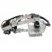 Aluminium Robot 6 DOF Arm Clamp Claw Mount Kit Mechanical Robotic Arm for Arduino-Silver