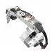 Aluminium Robot 6 DOF Arm Clamp Claw Mount Kit Mechanical Robotic Arm for Arduino-Silver