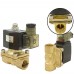 2W160-15 AC220V Waterpeoof Pure Copper 1/2" Pneumatic Electric Solenoid Valve for Water Oil Gas