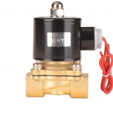 2W160-15 DC12V Pure Copper 1/2" Pneumatic Electric Solenoid Valve for Water Oil Gas