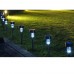 LED Outdoor Stainless Steel Lamp Solar Power Light for Lawn Garden Landscape Path Decoration 10-Pack
