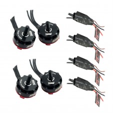 Emax RS2205 2300KV Racing Edition Motor with Simonk 12A ESC for FPV QVA250 Quadcopter Multicopter 4-Pack