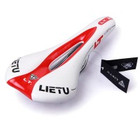 Bicycle Cycling Hollow Design Saddle Hi-Ten Steel Rail Mountain Road Bike MTB Saddle Seat Cushion