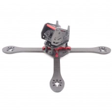 GEPRC GEP-ZX6 225mm 4-Axis 3K Carbon Fiber Racing Quadcopter Frame with Camera Bracket for FPV 