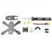 GEP130X 130mm 4-Axis 3K Carbon Fiber Racing Quadcopter Frame w/PDB BEC for FPV