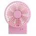 USB Fan Cooler Destop Two-Bladed Fan Rechargeable Strong Wind for Home School Office