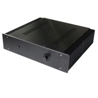 Audio Amplifier Chassis Shell Case Enclosure Box Aluminum 430x456x113mm WA43