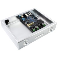 DAC Audio Decoder Chassis Shell Case Enclosure Box Aluminum 250x328x70mm WA48