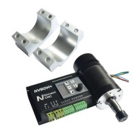 Brushless Motor Driver with Hall Controller CNC + Motor + Motor Mount for Engraving Machine