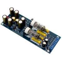 6J1 Tube Preamp Audio Power Amplifier Board AC12V 15W Green LED for DIY