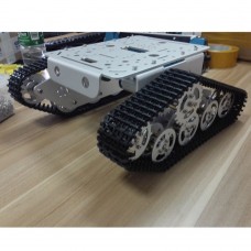 Tank Chassis Track Caterpillar Car Chassis Metal Tracked Crawler Robotic Toy for Robot Arduino DIY T300