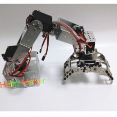 6 DOF Robot Mechanical Arm Clamp Claw w/Servo MG996R for Arduino DIY Unassembled CL-6