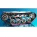 Tank Chassis Tracked Vehicle Caterpillar Shock Absorption for Crawler Robot Model Smart Tank